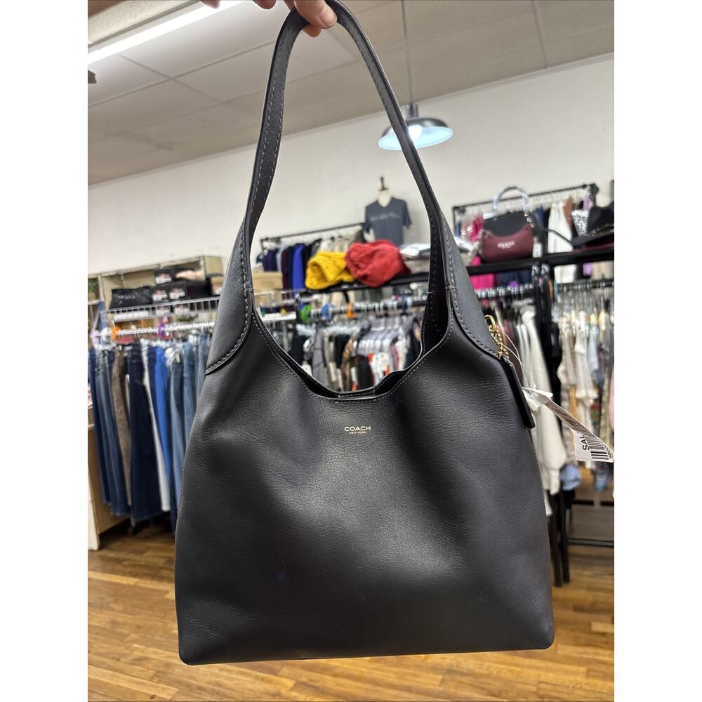 Coach Brooklyn Shoulder bag 28 leather Black - Picture 3 of 16